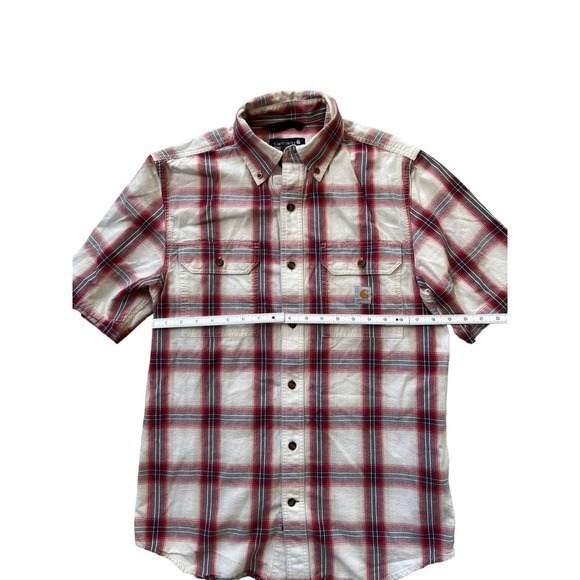 Carhartt Plaid Short Sleeve Button Down Shirt - Picture 5 of 7